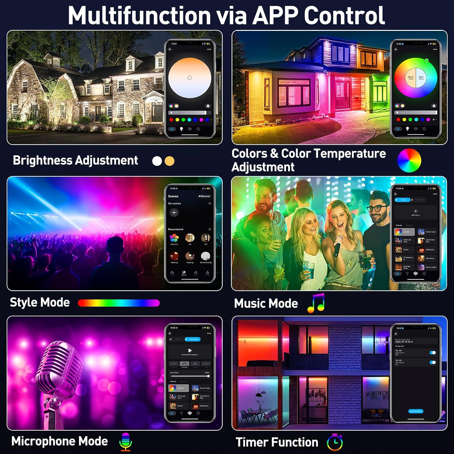 50/72W RGB LED Floodlight Bar  - Outdoor Lighting Uk review and price