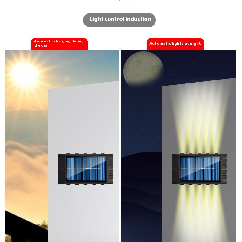 4/6/8/10LEDs Solar Wall Lamp Y - Outdoor Lighting Wireless review and price