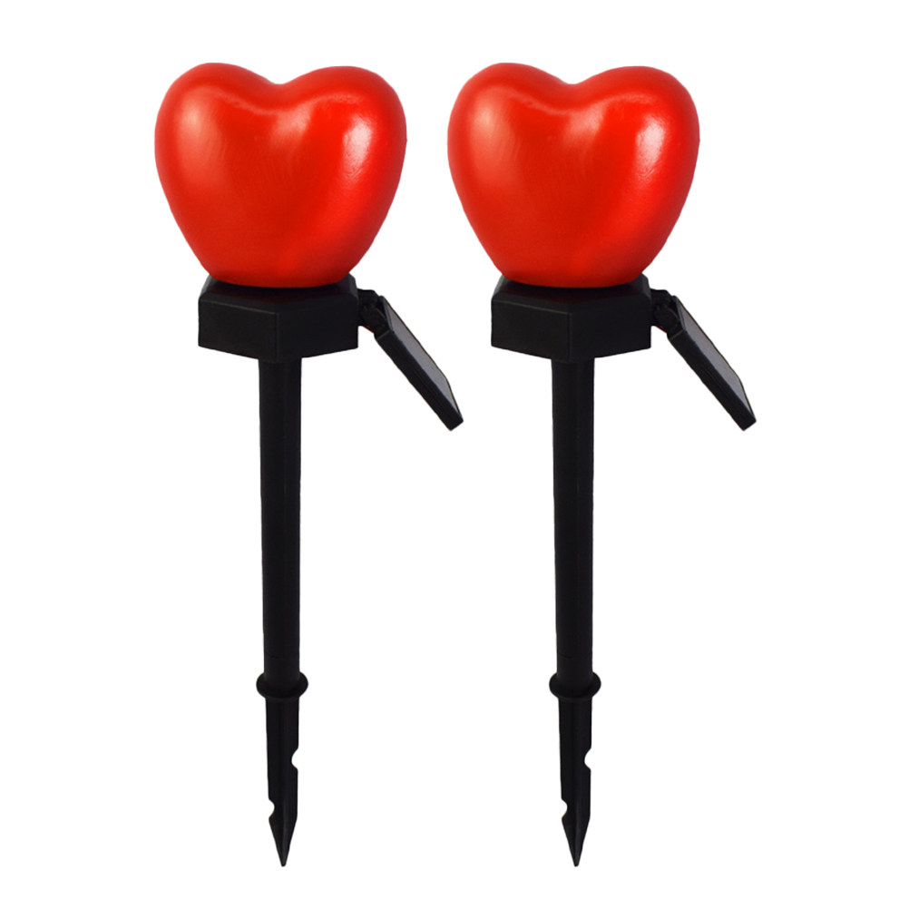 2 pcs Heart-Shaped Solar Light - Outdoor Lighting Pathway review and price