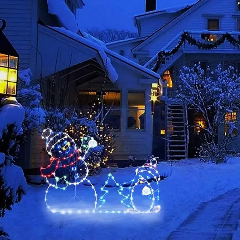 Animated LED Snowman Ornament  - Outdoor Lighting Effects review and price