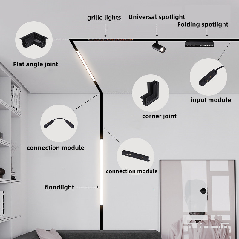 LED Magnetic Track Light Grill - Outdoor Lighting Track review and price