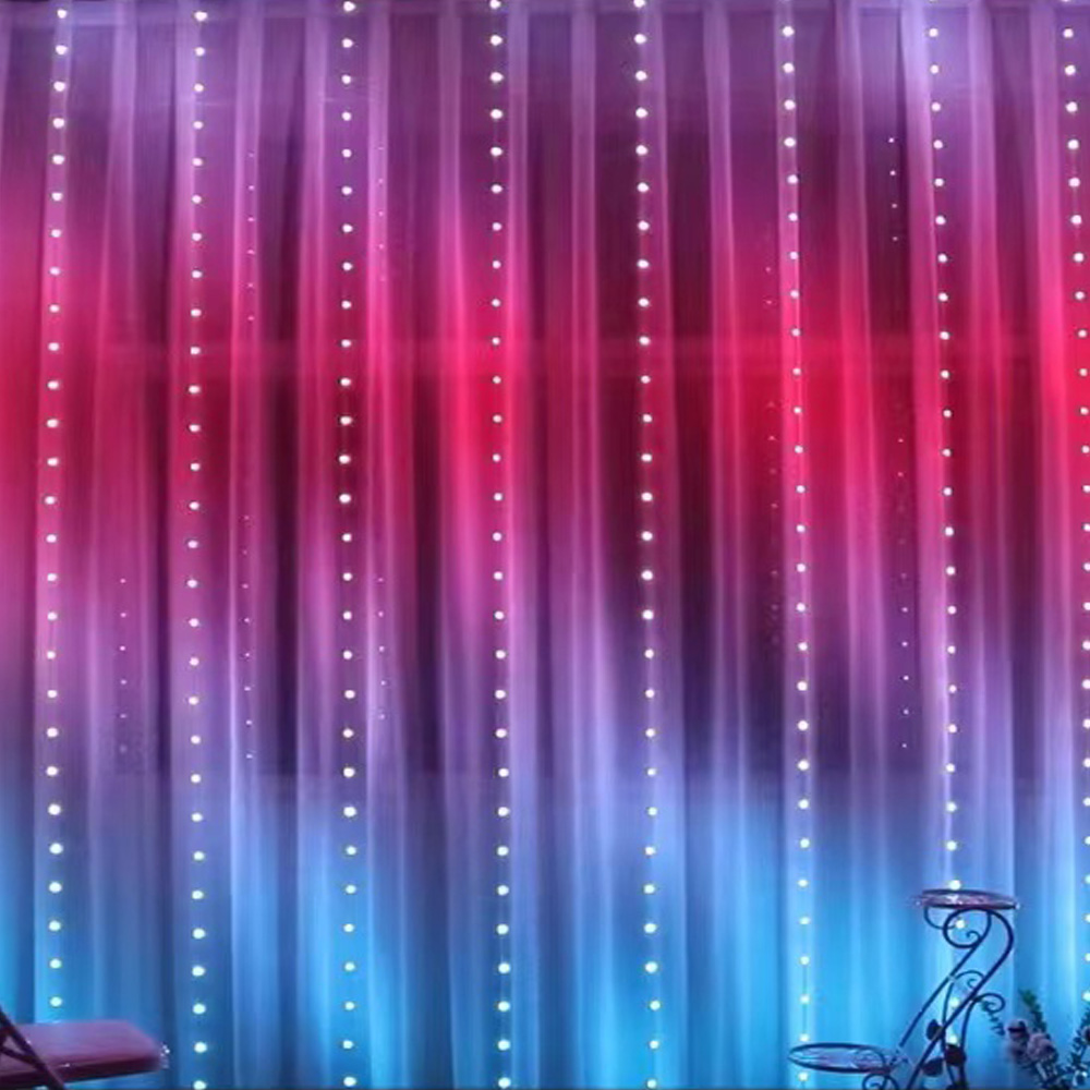 3M RGB Smart LED Curtain Light - Outdoor Lighting Effects review and price